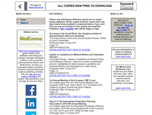 Tablet Screenshot of keywordpharma.com